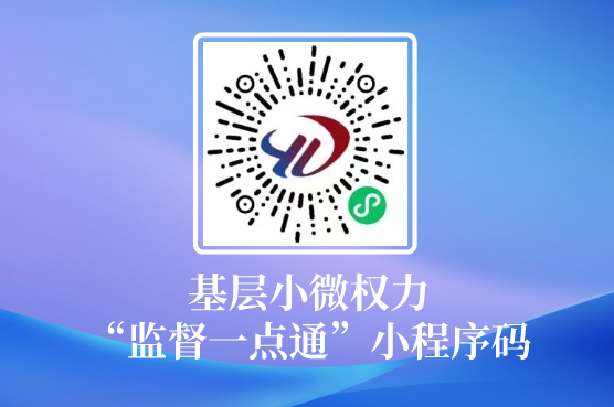 基层小微权力“监督一点通”